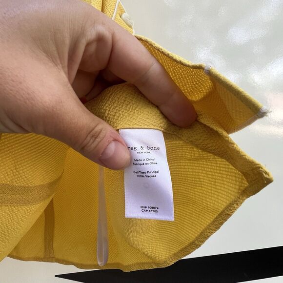 Rag & Bone Tia Sleeveless Button Trimmed Tank Camisole Top - Picture 4 of 9